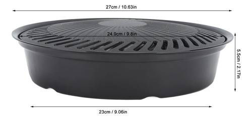 Barbecue Net Grill Pan Tray Grate Firestop Board Antiderrapa