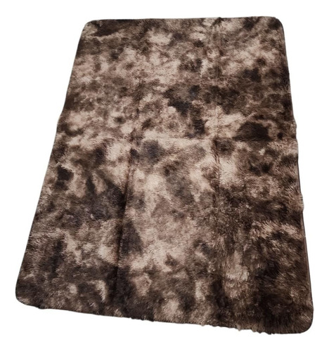 Alfombra Rectangular Para Living 150x200cm Cafe Jaspeado