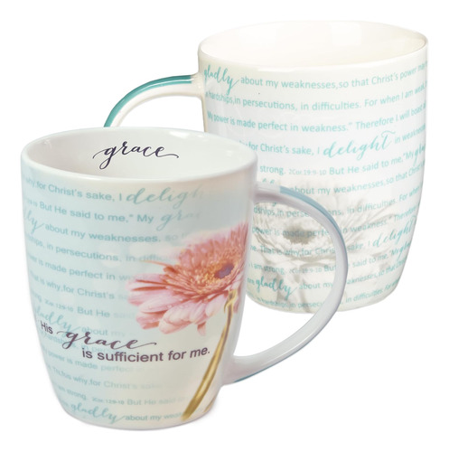 Christian Art Gifts Taza De Café Y Té De Cerámica Con Versíc