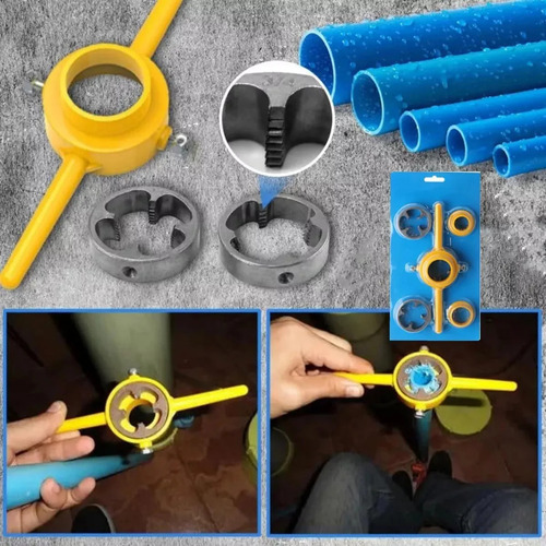 Herramienta De Pvc Kit De Matrices Depara Hacer Roscas