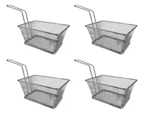 Comprar Set X4 Canastas Para Servir Papas Fritas Mediana Metal Mango