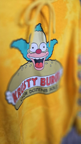 Buzo Hoodie Krusty Burger The Simpsons