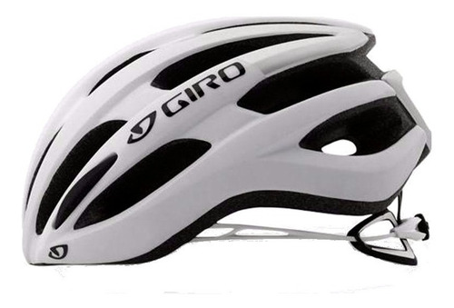 Capacete Ciclismo Bike Giro Foray Branco C/ Prata Original