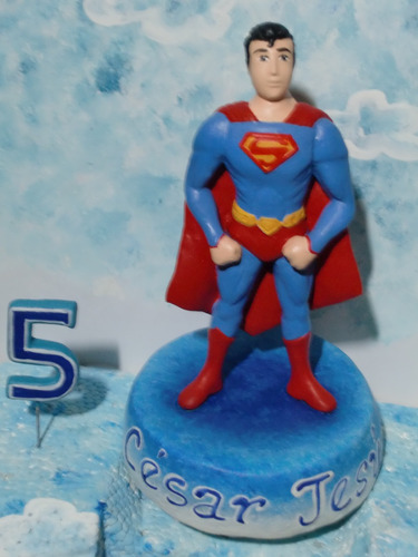 Imagen 1 de 6 de Super Heroes,superman,en Masa Flexible