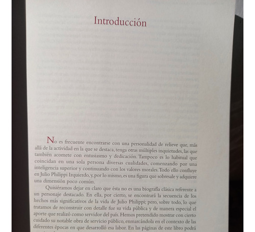 Libro Pasión De Servicio: Julio Philippi Izquierdo, 460 Pág (Usado)