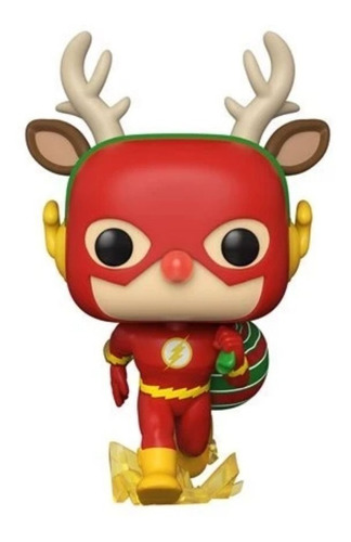 Funko Pop Heroes Dc Navidad - Flash Rodolfo El Reno #356