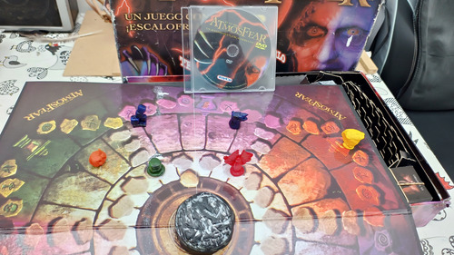Juego De Mesa Atmos Fear Dvd Completo Instrucciones Fichas E (Usado)