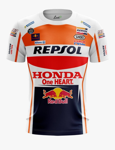 Imagem 2 de 8 de Camiseta Honda Marc Marquez Camisa Moto Gp Motogp Lu.009
