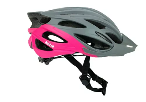  Zefal Casco de bicicleta Pro gris rosa para mujer (esfera  universal, 24 rejillas de ventilación grandes, mayores de 14 años) :  Deportes y Actividades al Aire Libre