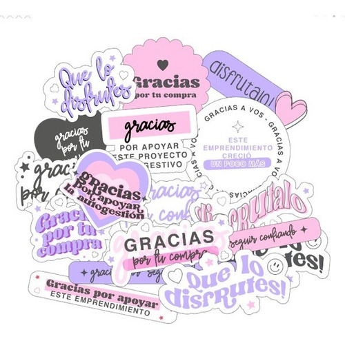 Stickers Pegatinas Etiquetas Pack Paquetes 