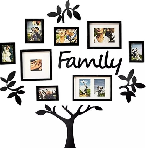 Árbol Mural De Fotos Familiares,cuadros Decorativos