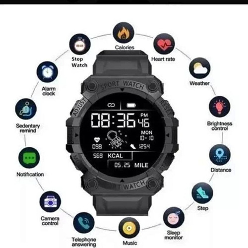 Reloj Digital Smart Watch Fd68 Sport Unisex Fitness