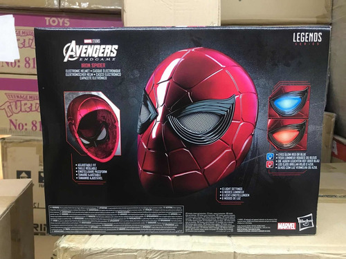 Casco Electronico Iron Spider Marvel Legends Spider-man