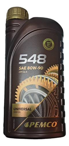 Aceite Diferencial Y Caja Mecánica 80w90 Ls Pemco Alemán