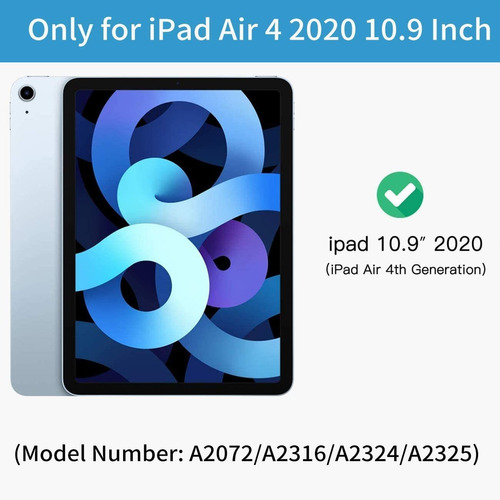 Funda Con Teclado Para iPad Air 4 De 10.9 Kenke Bluetooth 