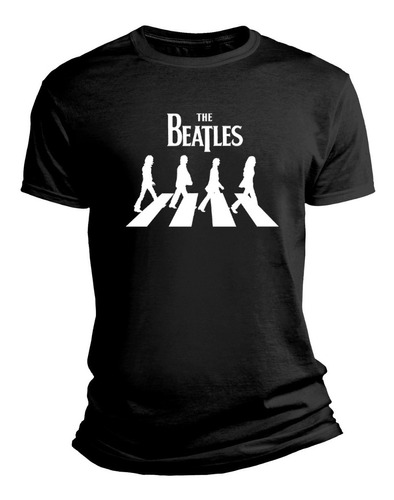 Playera The Beatles Integrantes Banda Rock Clásico