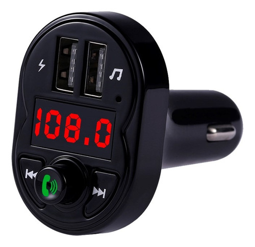 Adaptador Mp3 Transmisor Bluetooth 5.0 Fm Sd Cargador Carros