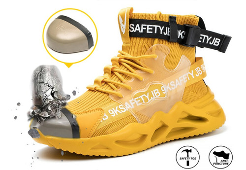 Botas Trabajo Hombre Zapatos De Seguridad Transpirables
