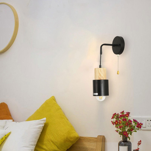 Para J0yf Aplique De Pared Rústico, Accesorio De