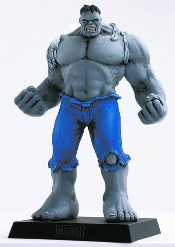 Figura De Plomo Marvel Eaglemoss Hulk Verde Y Hulk Gris Var. (Usado)