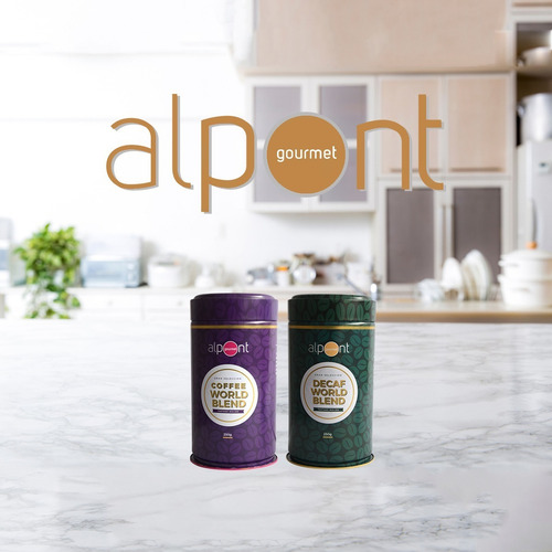 Alpont Café Decaf Gorld Blend Lata De 250 Gramos 2 Piezas