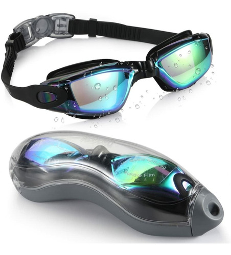 Gafas Lentes Natación Sin Fugas Ni Empañe Uv Estuche Aegent