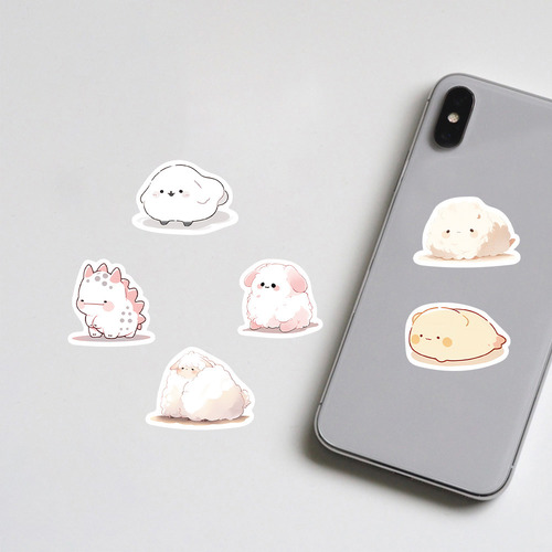 Adesivos De Desenhos Animados De Animais Decalques Kawai