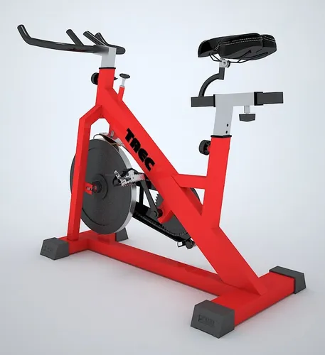 Bicicleta Spinning 8 kg Bicicleta Fija Estatica Indoor rojo CH