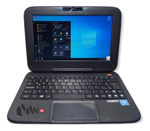  Netbook Genérica G5 negra 10.1" Intel Celeron N2806 4GB de RAM 320GB HDD 60 Hz 1366x768px Windows Home