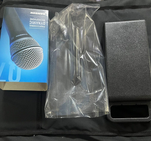 Micrófono Samson Q7 dinámico supercardioide negro