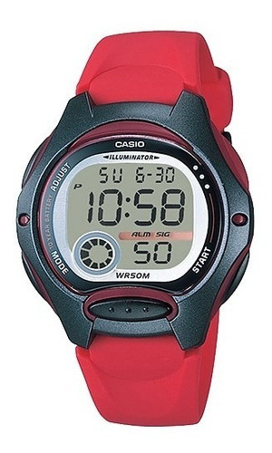 Reloj Casio Digital Lw-200-4a Crono Luz Wr 50m Gtia 2 Años