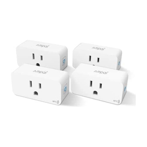 Enchufes Inteligentes Compatibles Homekit, Paquete De 4...