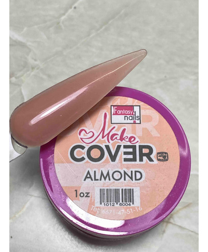 Acrilicos Make Up 1 Oz A Elegir Tono, Fantasy Nails Almond