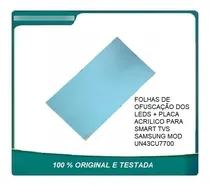Comprar Folhas Ofuscação Dos Leds Pu002F Tvs Samsung Un43cu7700 Ok