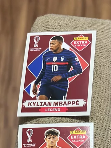 Figurinha Kylian Mbappé Bordo  Cacareco Panini Usado 75486207