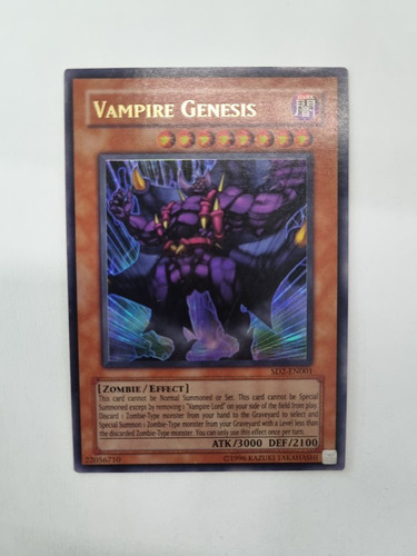 Vampire Genesis Ultra Yugioh