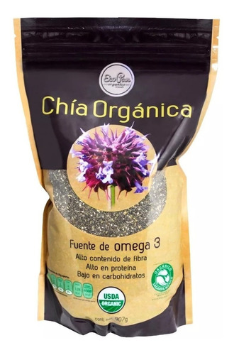 Chía Orgánica 907g Eco Pan Proteína Omega 3