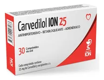 Comprar Carvedilol® Ion 25mg X 30 Comprimidos