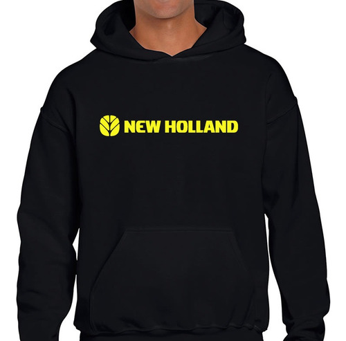 Buzo New Holland Logo Hoddie Algodon