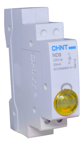 Ojo De Buey Riel Din Chint Luz Piloto Led Señalizador 220v