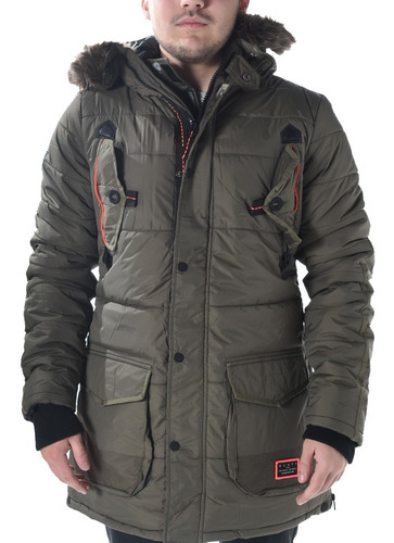 Campera Rusty Hombre Nordical Jk Poliester Abrigada