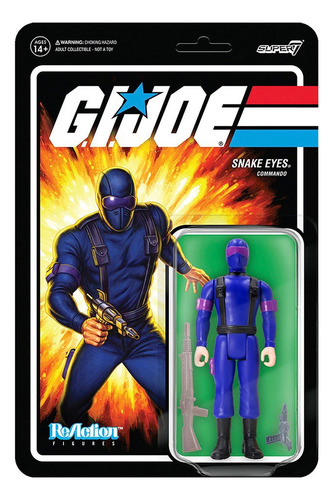Super 7 Reaction - G.i. Joe - Snake Eyes