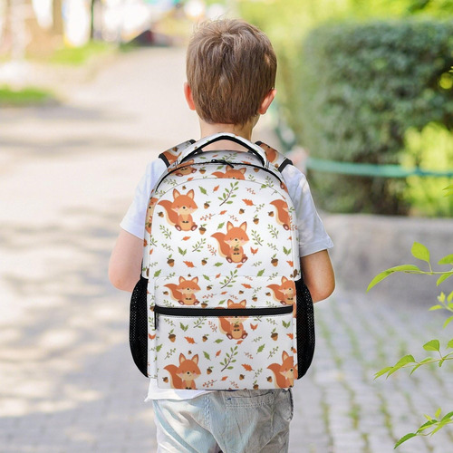 Cuspcod Mochila Fox Para Niñas Y Niños, Mochila Escolar De