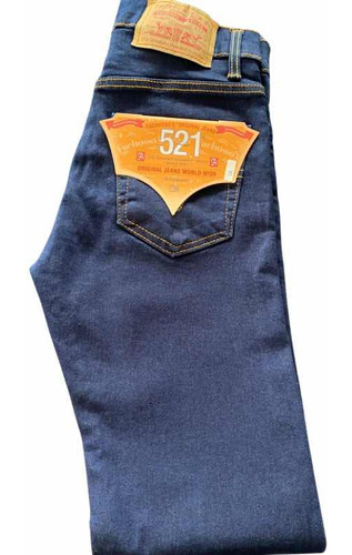 Pantalón Skiny Mezclilla Strech Para Niño Talla 14 Azul