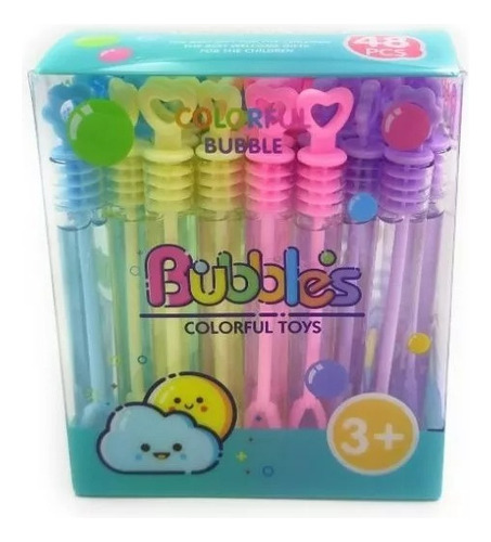 48 Pzs Burbujero Gel Mini Caja Piñata Cumple Negocio