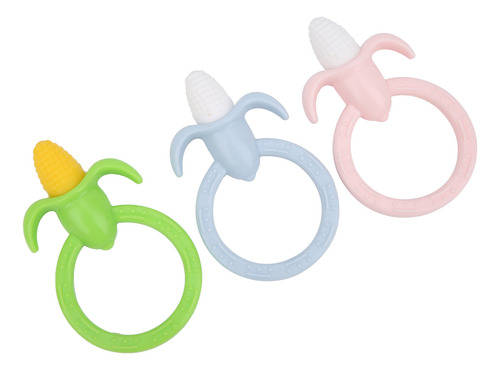 Juguetes De Silicona Para La Dentición, 3 Piezas, Calmante P