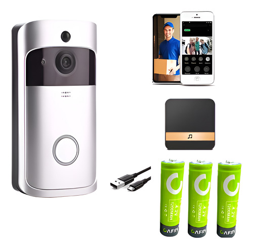 Timbre Smart Camara Ip Intercomunicador Video Portero Wifi