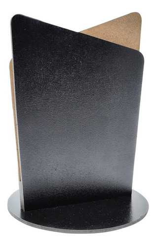 Porta Comanda Em Mdf Preto Numeros Para Mesa. Kit 20 Unidade