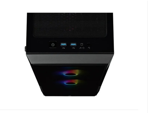 Imagen 2 de 5 de Gabinete Corsair Icue 220t Rgb Negro Con Vidrio Templado