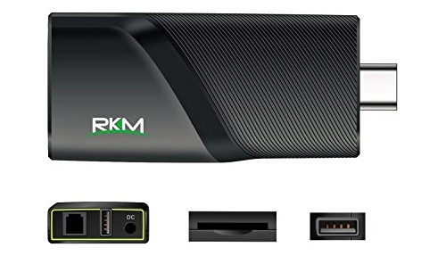 Rkm Quad Core 4k Android Mini Pc Con 2g Ram / Rom 16 G, 2,4 